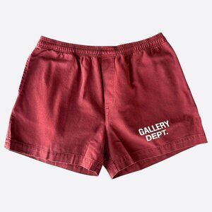 Gallery Dept Red & White Logo Zuma Shorts